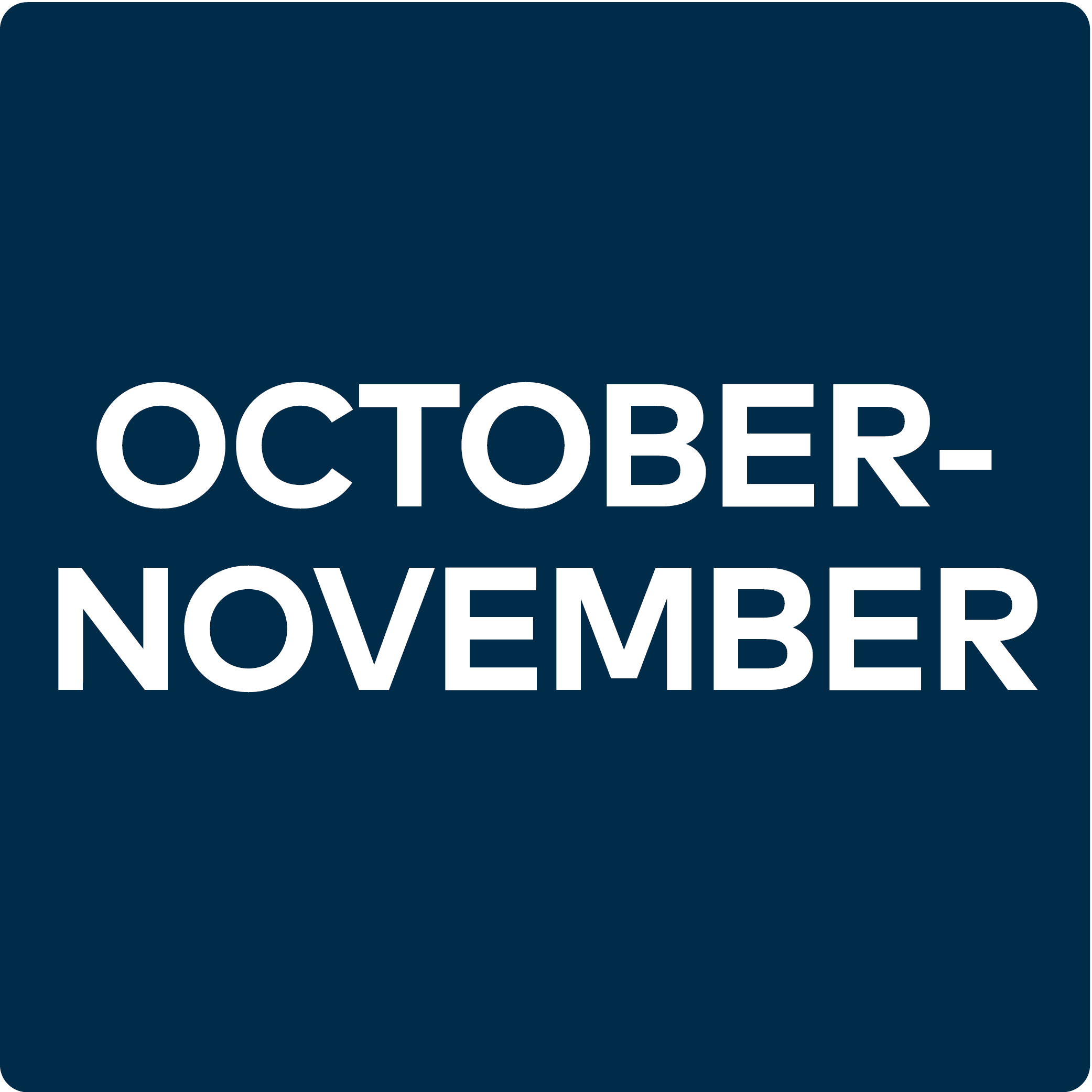 October-November graphic